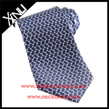 100% handgemachte Seide Custom Printed Herren Hund Krawatten